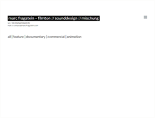 Tablet Screenshot of marcfragstein.com